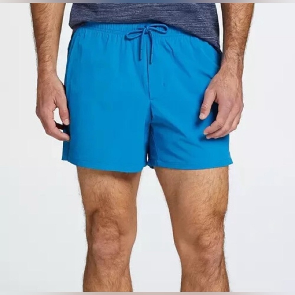 VRST Shorts Mens Blue Tide Everyday 5 Inch Relaxed‎ Fit Size XL Stretch Swim Gym